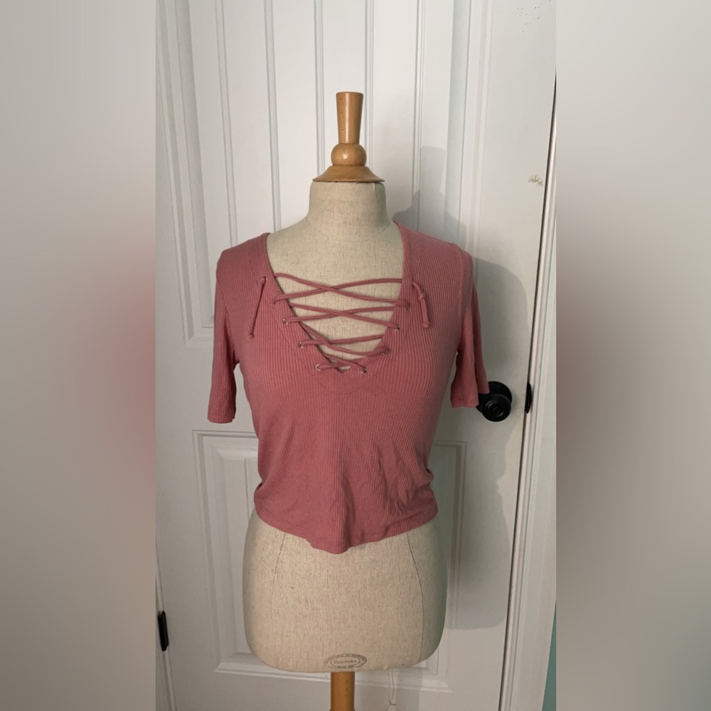 Tied crop top